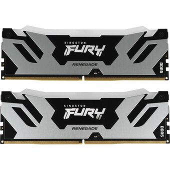  ОЗУ Kingston Fury Renegade Silver RGB (KF588CU42RSAK2-48) 48GB DDR5 8800 On-Die ECC CUDIMM CL42 kit 2*24gb 
