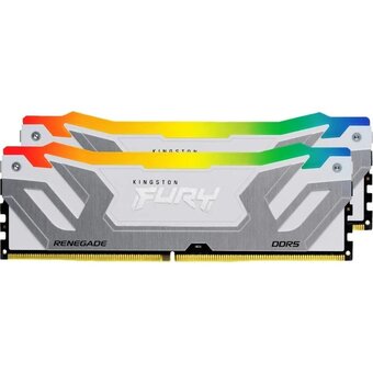  ОЗУ Kingston Fury Renegade White RGB (KF588CU42RWAK2-48) 48GB DDR5 8800 On-Die ECC CUDIMM CL42 kit 2*24gb 