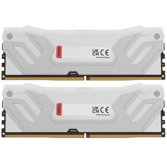  ОЗУ Kingston Fury Renegade White RGB (KF588CU42RWAK2-48) 48GB DDR5 8800 On-Die ECC CUDIMM CL42 kit 2*24gb 