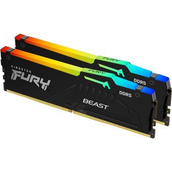  ОЗУ Kingston Fury Beast RGB (KF560C36BBE2AK2-64) DDR5 64Gb 6000Mhz CL36 K2 2x32Гб 