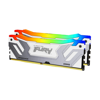  ОЗУ Kingston Fury Renegade White RGB (KF588CU42RWAK2-48) 48GB DDR5 8800 On-Die ECC CUDIMM CL42 kit 2*24gb 