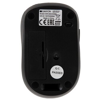  Мышь беспроводная CANYON MSO-W6 (CNR-MSOW06B) черный 