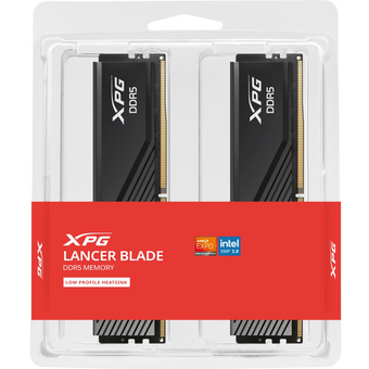  ОЗУ A-Data XPG Lancer Blade (AX5U6000C3616G-DTLABBK) DDR5 2x16GB 6000MHz RTL PC5-48000 CL36 DIMM ECC 288-pin 1.35В kit dual rank с радиатором Ret 