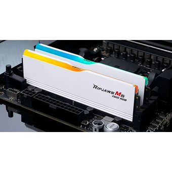  ОЗУ G.SKILL Ripjaws M5 Neo RGB (F5-6000J3038F16GX2-RM5NRW) 32GB (2x16GB) 6000MHz DDR5 CL30 (30-38-38-96) 1.35V / White 