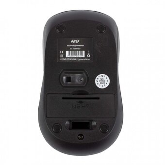  Мышь беспроводная HIPER HOMW-061 1000dpi, черный, USB, 4кнп 
