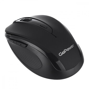  Мышь беспроводная GoPower GPM03 черный 