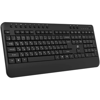  Клавиатура OKLICK K257W черный 