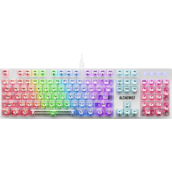  Клавиатура Defender Alchemist GK-000 (45000) RU прозрач/радуж 
