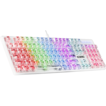  Клавиатура Defender Alchemist GK-000 (45000) RU прозрач/радуж 