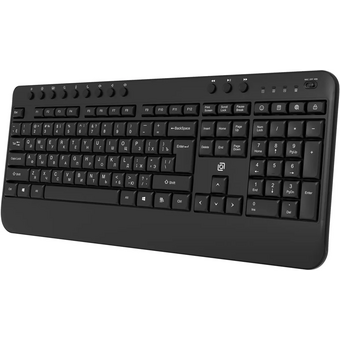  Клавиатура OKLICK K257W черный 