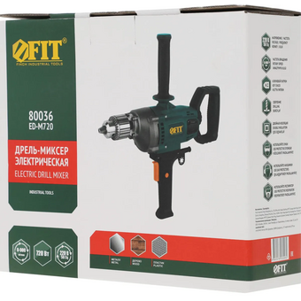  Дрель-миксер безударная FIT ED-M720 (80036) 
