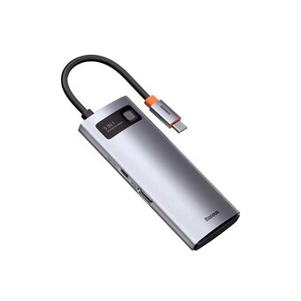  USB-хаб Baseus Metal Gleam (CAHUB-CX0G) Gray 