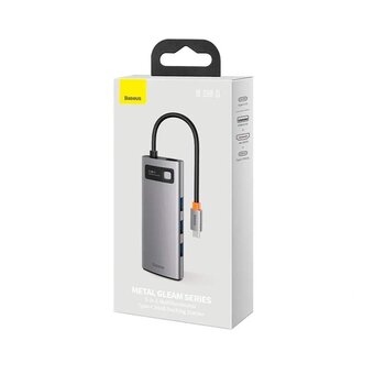  USB-хаб Baseus Metal Gleam (CAHUB-CX0G) Gray 