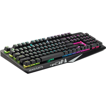  Игровая клавиатура Mad Catz S.T.R.I.K.E. 4 без русской раскладки чёрная Cherry Red Switch 