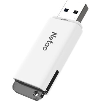 USB-флешка NETAC U185 (NT03U185N-064G-32WH) USB3.0 Flash Drive 64GB, LED индикатор 
