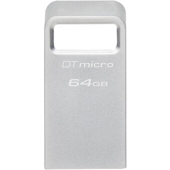  USB-флешка Kingston DTMC3G2/64GB DataTraveler 64GB 3.0 металл серебристый 