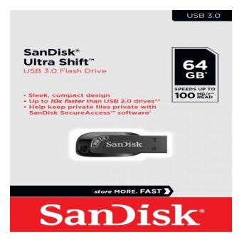  USB-флешка SanDisk CZ410 Ultra Shift (SDCZ410A-064G-F46) 64GB USB 3.0 