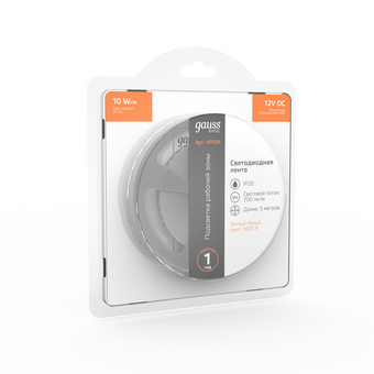  Светодиодная лента GAUSS Basic BT039 50Вт, 5м 