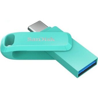  USB-флешка SanDisk SDDDC3 128Gb (SDDDC3-128G-G46AG), USB3.1 Type-C, зеленая 