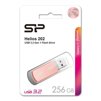  USB-флешка Silicon Power Helios 202 (SP256GBUF3202V1P) 256Gb USB 3.2 Gen 1 Pink. 