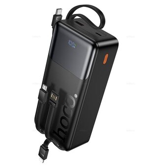  Аккумулятор внешний резервный HOCO J156B Founder 22.5W+PD20W fully compatible 30000mAh черный 