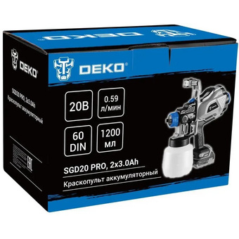 Краскопульт Deko GD20 Pro (085-1337)   Краскопульт Deko GD20 Pro (085-1337)