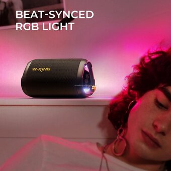  Портативная колонка W-King D110 зеленый 