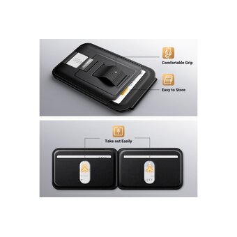  Подставка для смартфонов UGREEN LP837 (45166) Magnetic Wallet with Stand & Phone Grip Black 