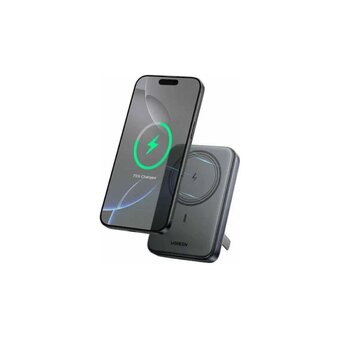  Внешний аккумулятор UGREEN PB562 (55140) 10000mAh Magnetic Wireless Power Bank With Foldable Stand Space Grey 