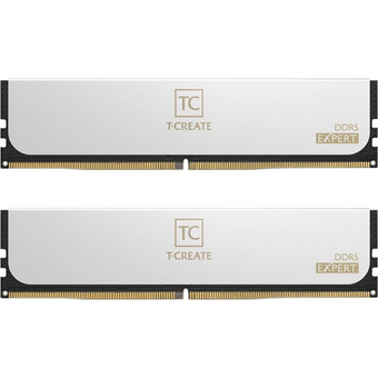  ОЗУ TEAMGROUP T-Create Expert 96GB (CTCWD596G6400HC32ADC01) DDR5 (2x48GB) 6400MHz CL32 (32-39-39-84) 1.4V / White 