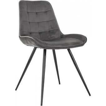  Стул Бюрократ CH-K2_1/HL18 т.серый Holland 18 металл черный на ножках 