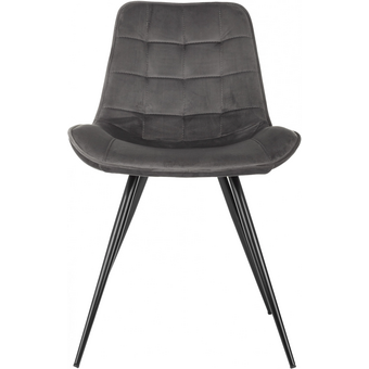  Стул Бюрократ CH-K2_1/HL18 т.серый Holland 18 металл черный на ножках 