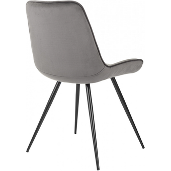  Стул Бюрократ CH-K2_1/HL18 т.серый Holland 18 металл черный на ножках 