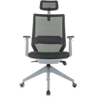  Кресло руководителя Бюрократ MC-G611NL-H (MC-G611NL-H/B/NEO-B) черный Elastic-102 с подголов. крестов.4-луч. пластик пластик серый 
