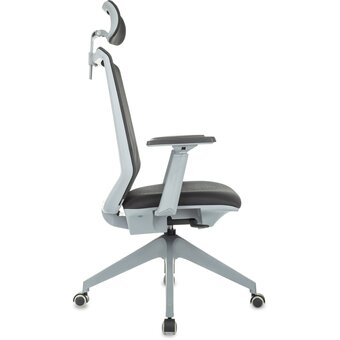  Кресло руководителя Бюрократ MC-G611NL-H (MC-G611NL-H/B/NEO-B) черный Elastic-102 с подголов. крестов.4-луч. пластик пластик серый 