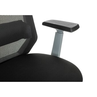  Кресло руководителя Бюрократ MC-G611NL-H (MC-G611NL-H/B/NEO-B) черный Elastic-102 с подголов. крестов.4-луч. пластик пластик серый 