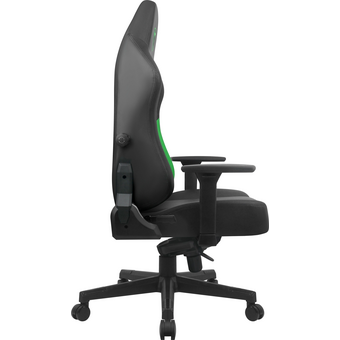  Игровое кресло T-Line Grand Экокожа Black+Green 