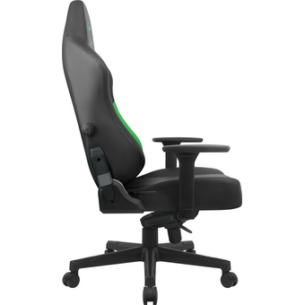  Игровое кресло T-Line Grand Экокожа Black+Green 