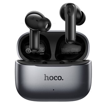  Наушники HOCO EQ27 Fun ANC+ENC smart AI translation headset серый металлический 