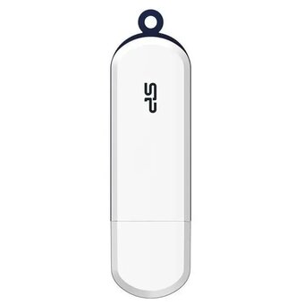  USB-флешка Silicon Power Blaze B32 (SP016GBUF3B32V1W) 16Gb USB 3.2 белый 
