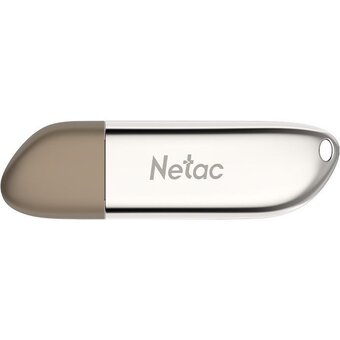 USB-флешка NETAC U352 (NT03U352N-064G-32PN) USB3.0 64GB, металлическая, с колпачком 