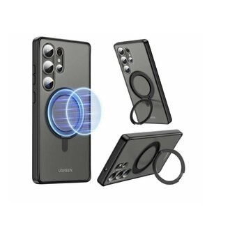  Защитный чехол UGREEN CA186 (65511) Protective Case with 360 Magnetic Stand for Samsung Galaxy S25 Ultra черный 