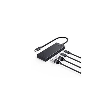  Хаб UGREEN CM806 (35583) USB-C To 2xUSB-A + 2xUSB-C HUB without PD Black 