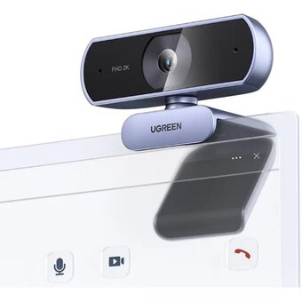  Web камера UGREEN CM825 (75330) USB Full HD Webcam серебристо-серый 