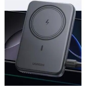  Внешний аккумулятор UGREEN PB562 (55140) 10000mAh Magnetic Wireless Power Bank With Foldable Stand Space Grey 