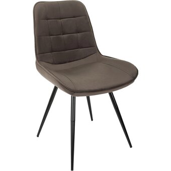  Стул Бюрократ CH-K2_1/HL74_4 комплект 4шт коричневый Holland 74 металл черный на ножках 