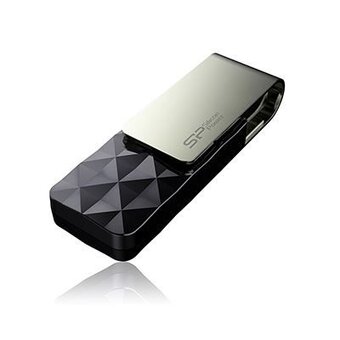  USB-флешка Silicon Power Blaze B30 (SP128GBUF3B30V1K) 128Gb USB 3.2 черный 