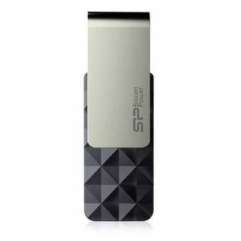  USB-флешка Silicon Power Blaze B30 (SP128GBUF3B30V1K) 128Gb USB 3.2 черный 