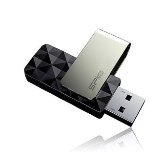  USB-флешка Silicon Power Blaze B30 (SP128GBUF3B30V1K) 128Gb USB 3.2 черный 