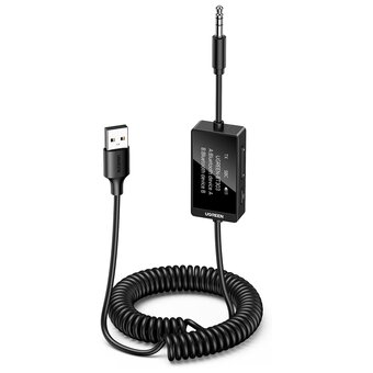  Трансмиттер UGREEN BT303 (45236) Bluetooth Audio Transmitter&Receiver with Microphone Black 